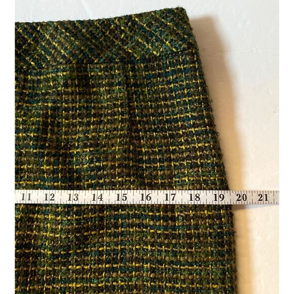 Coldwater Creek Tweed Pencil Skirt Womens Size 10 Multicolor Lined Wool Blend - Picture 13 of 14